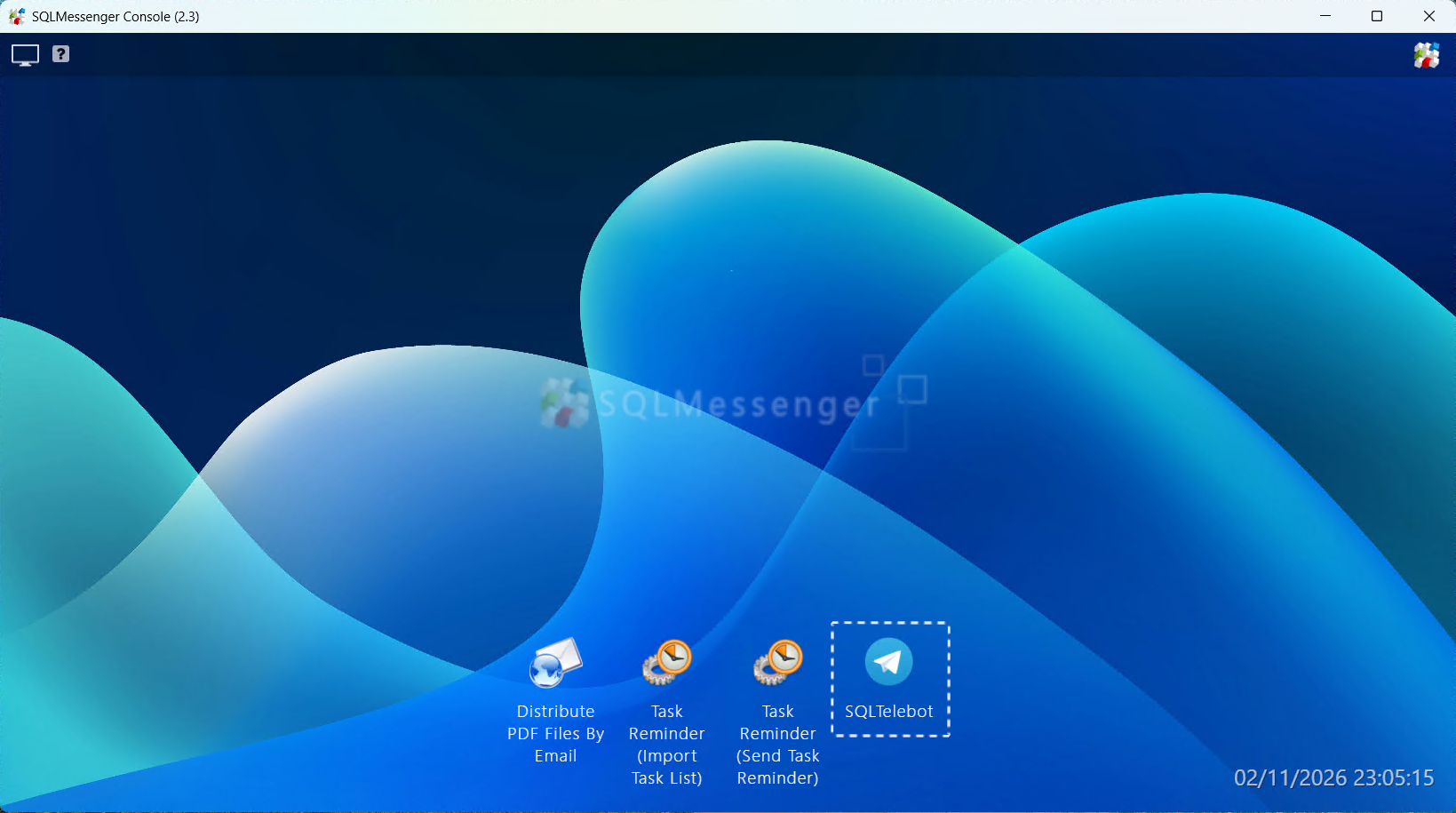 Click the shortcut icon on the MainPage to open the plugin